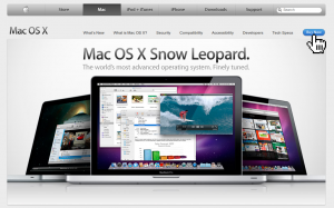 Tela principal do Mac OS X